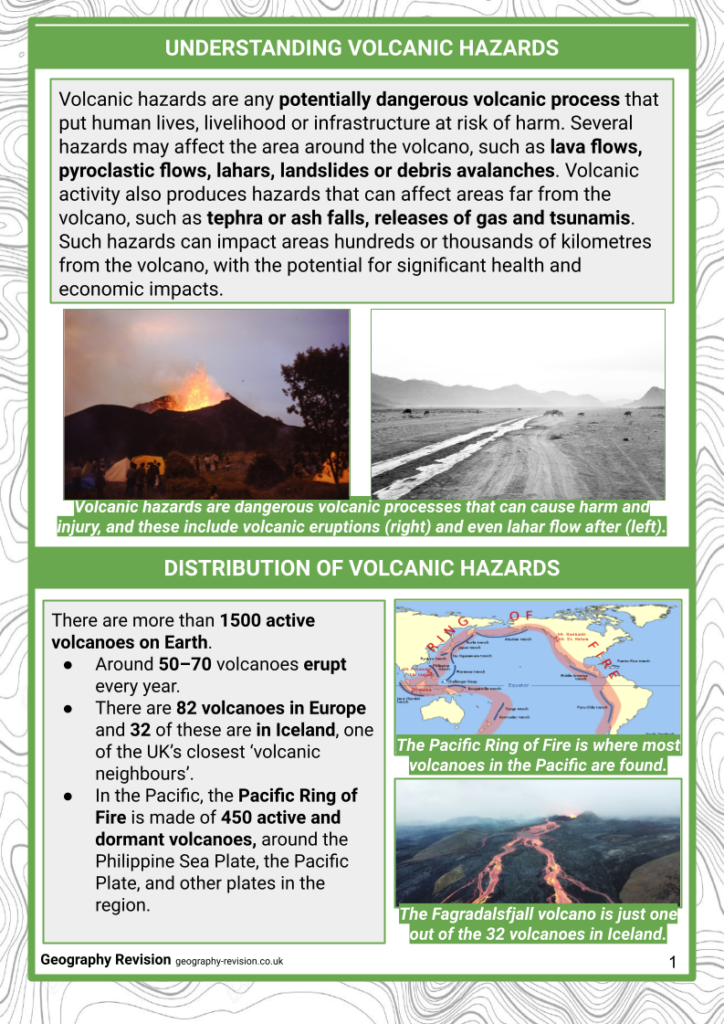 Volcanic Hazards - Revision Notes (1)
